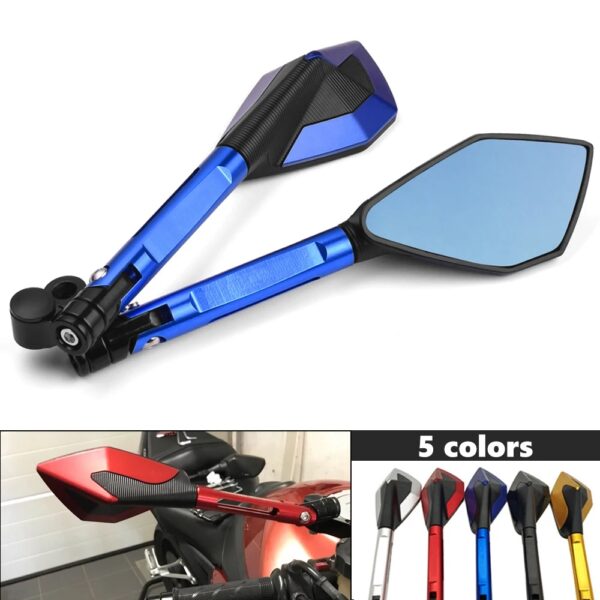 Espejo Retrovisor lateral de aluminio para motocicleta